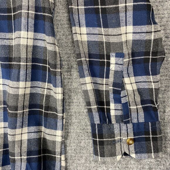 Field Stream Shirt Mens Extra Large Plaid Flannel Casual Hiking Outdoors Camping - Picture 5 of 10